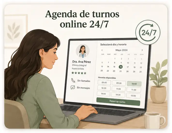 Agenda de turnos online 24/7