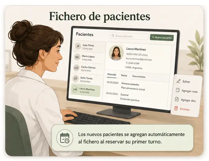 Fichero de pacientes