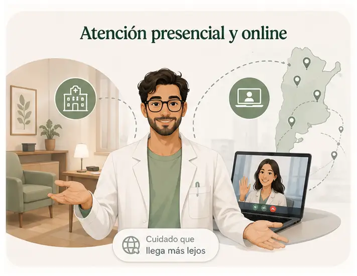 Atención presencial y online